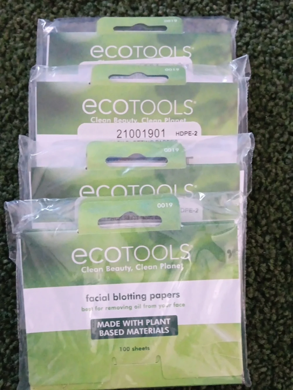 Ecotools Facial Blotting Papers. 800 Total.